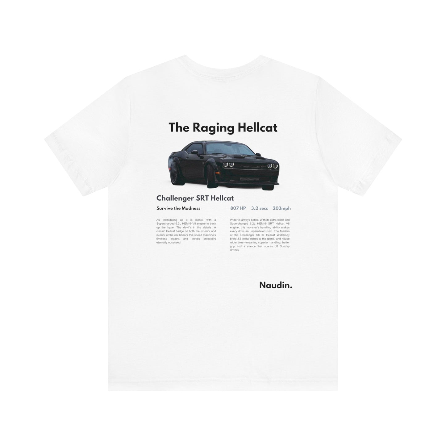 Dodge Challenger SRT Hellcat | The Raging Hellcat | T-shirt