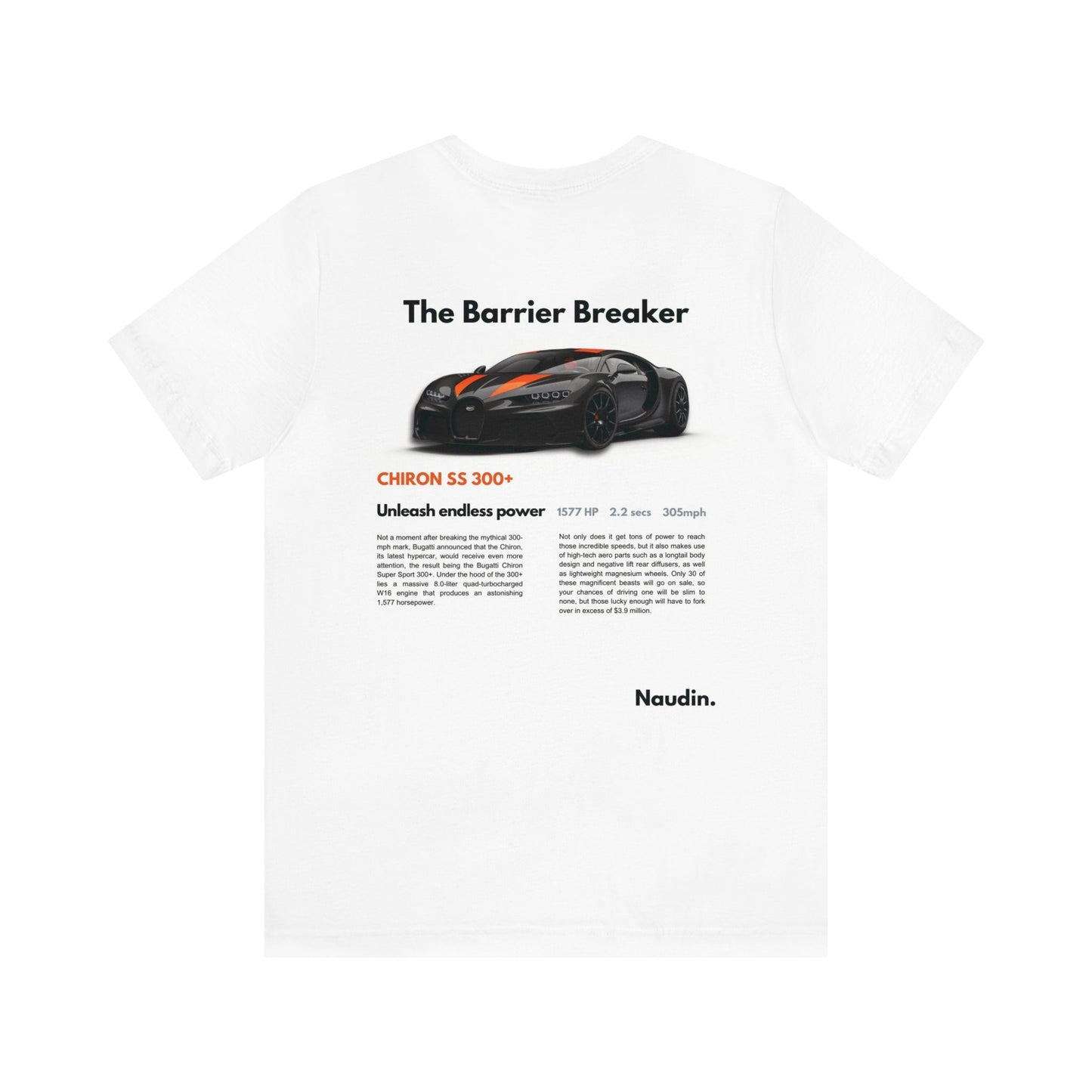 Bugatti Chiron SS 300+ | The Barrier Breaker | T-shirt
