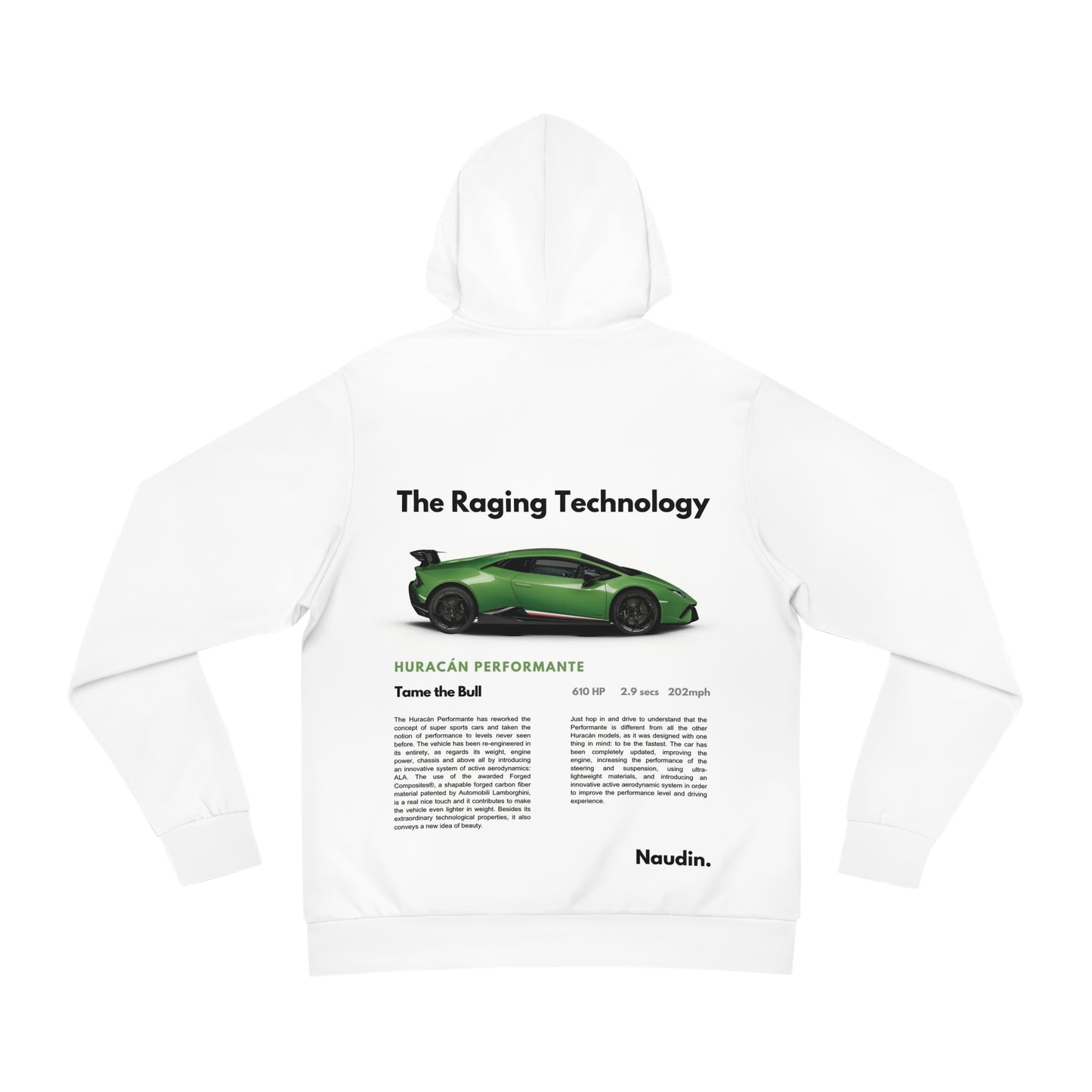 Lamborghini Huracan Performante | The Raging Technology | Hoodie