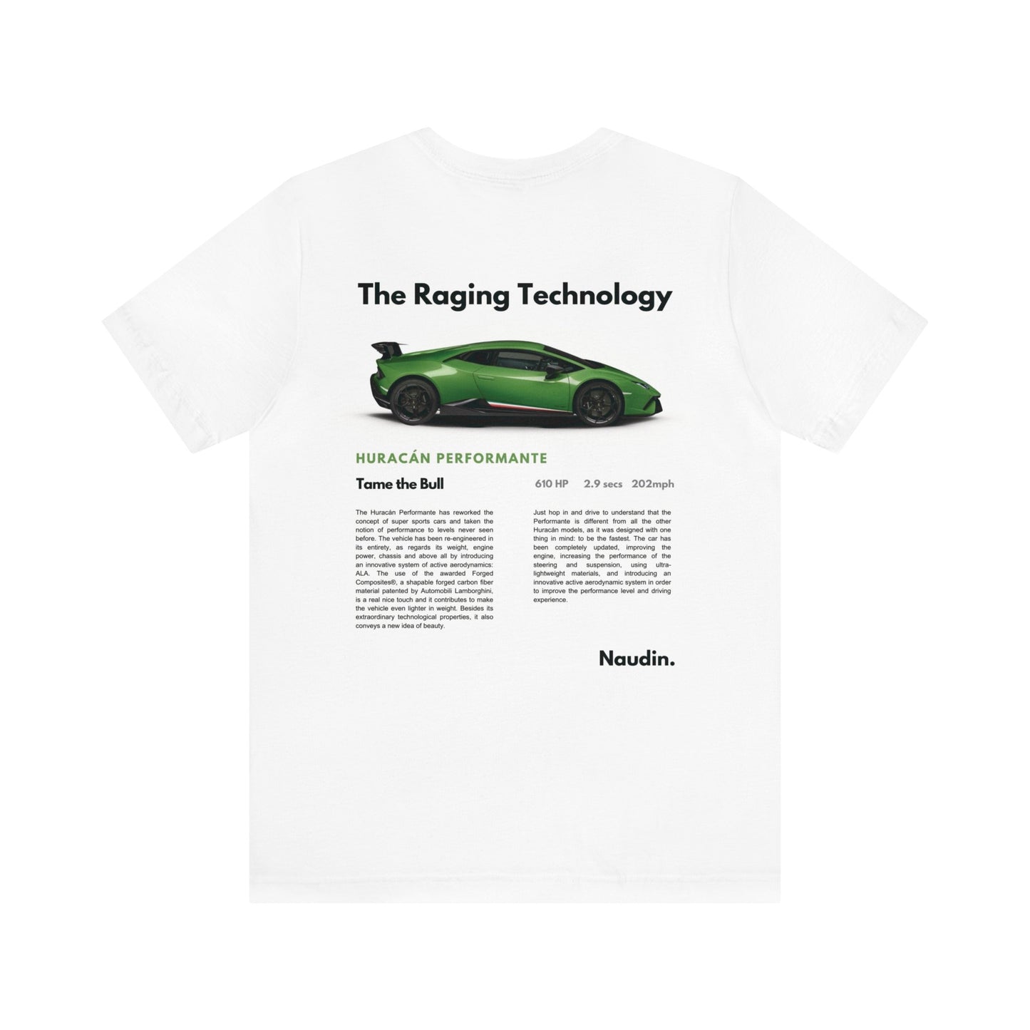 Lamborghini Huracan Performante | The Raging Technology | T-shirt