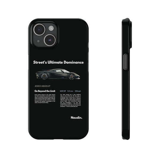 Koenigsegg Jesko Absolut | Street's Ultimate Dominance | iPhone hoesje