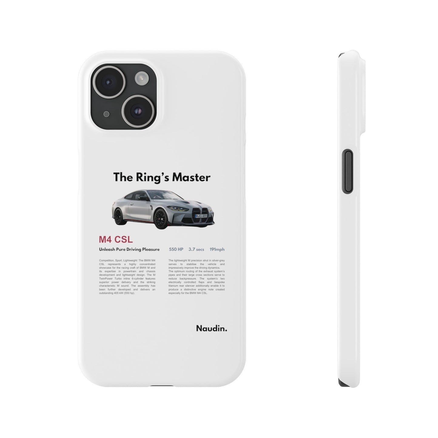 BMW M4 CSL | The Ring's Master | iPhone hoesje