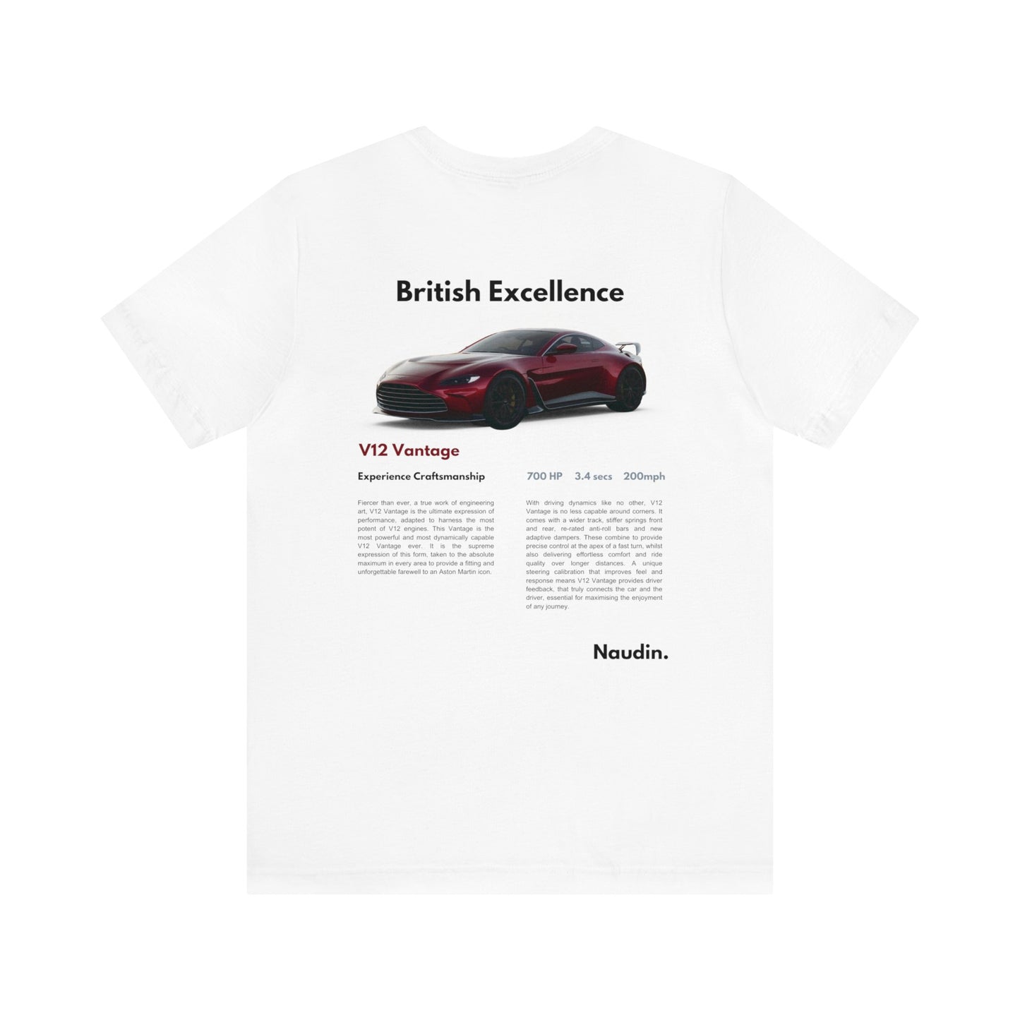 Aston Martin V12 Vantage | British Excellence | T-shirt