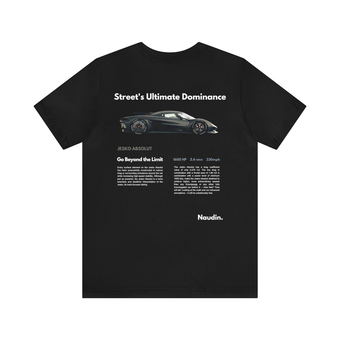 Koenigsegg Jesko Absolut | Street's Ultimate Dominance | T-shirt